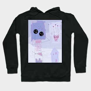 Kids Frame Themselves Stick Figure Hoodie